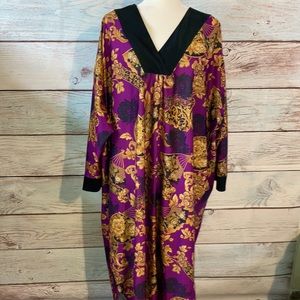 2X Lasting Comfort caftan dress. Long to floor. Good condition….